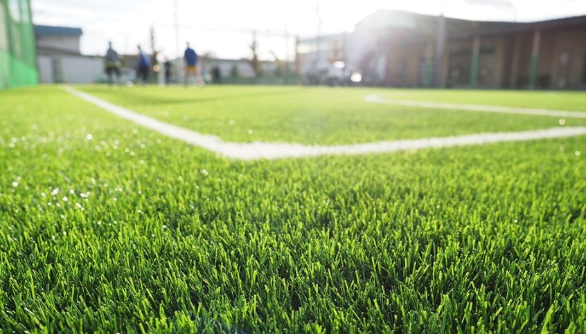 エムズサッカーアカデミーの人工芝は環境書も認めた品質です
